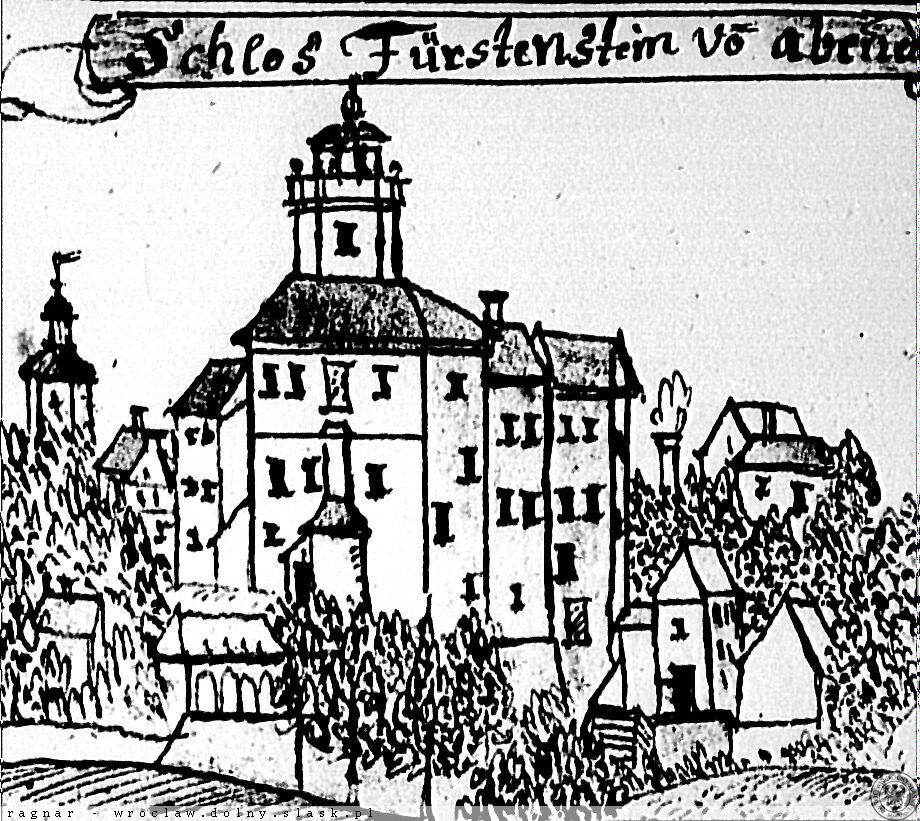Schloss Fürstenstein im 17. Jahrhundert – Quelle: polska-org.pl